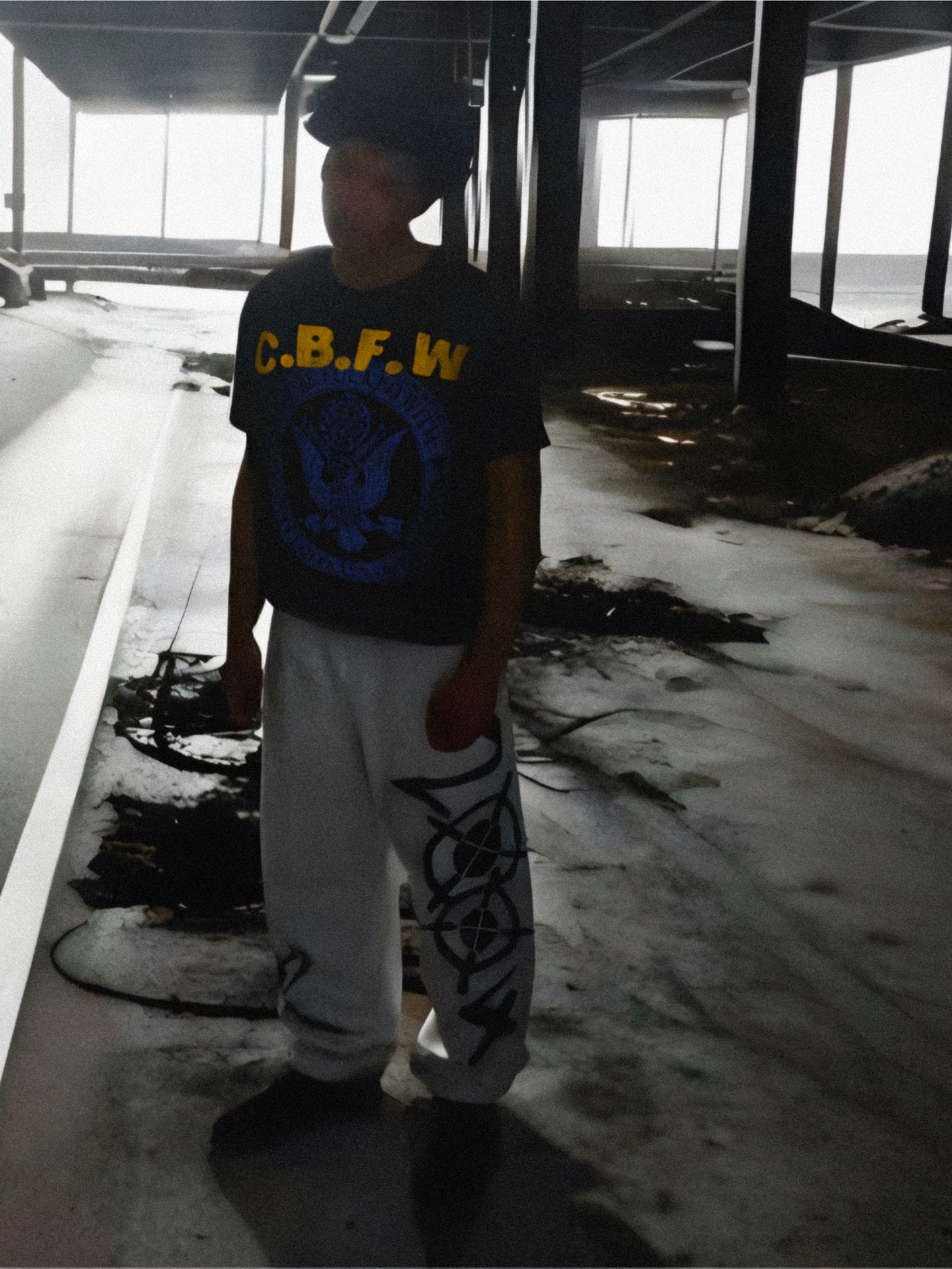 BLACK “CBFW” TEE