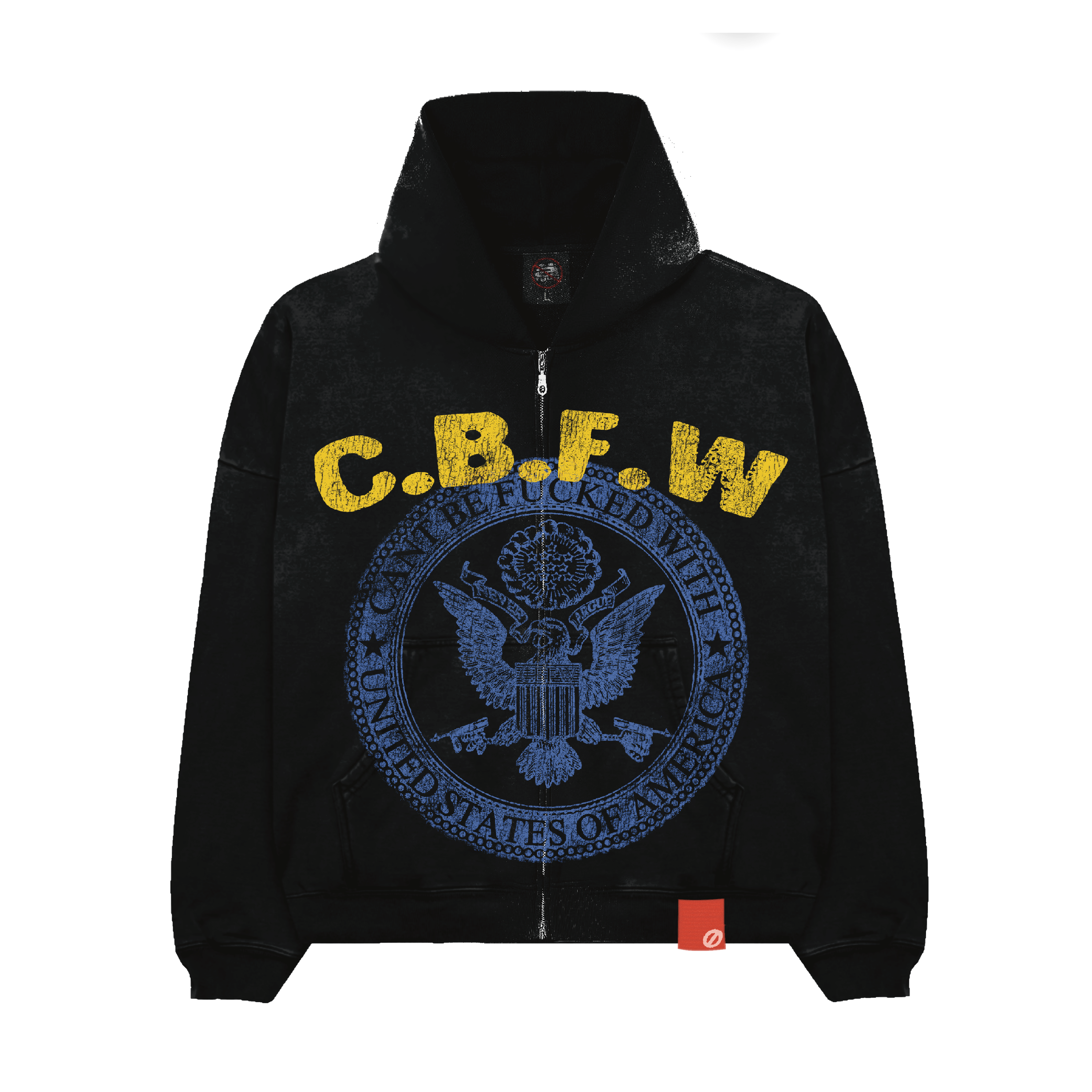 BLACK “CBFW” ZIP UP