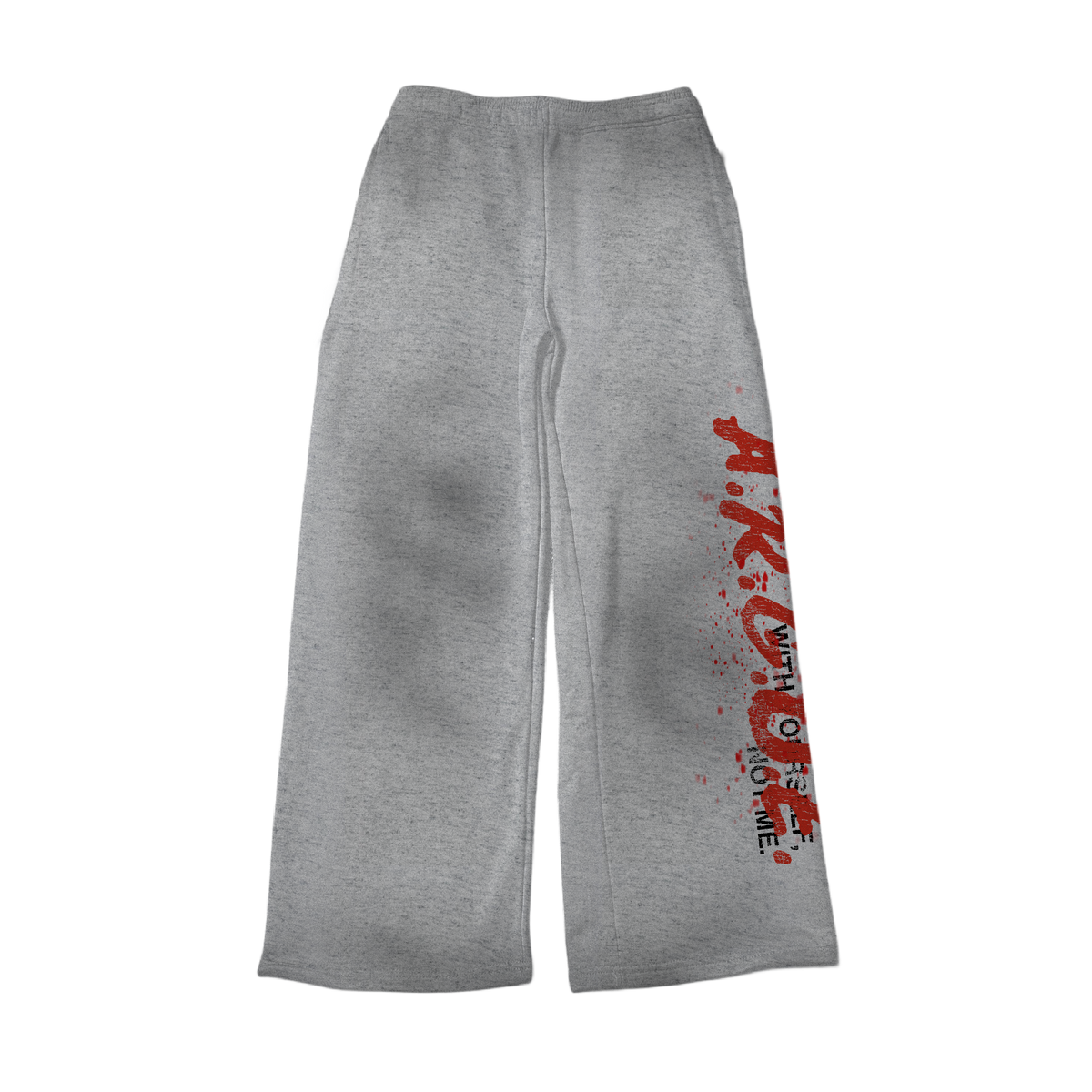 GREY “A.R.G.U.E” SWEATS