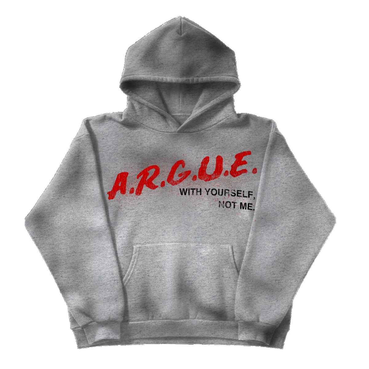 GREY A.R.G.U.E HOODIE